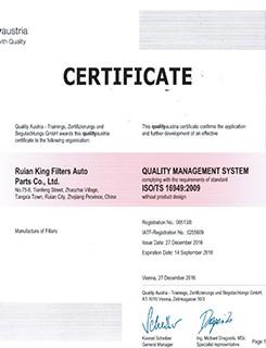 1132401320 트럭 연료 필터 AF25372 폴리 에스트레르 섬유 자동차 흡입 공기 필터 3